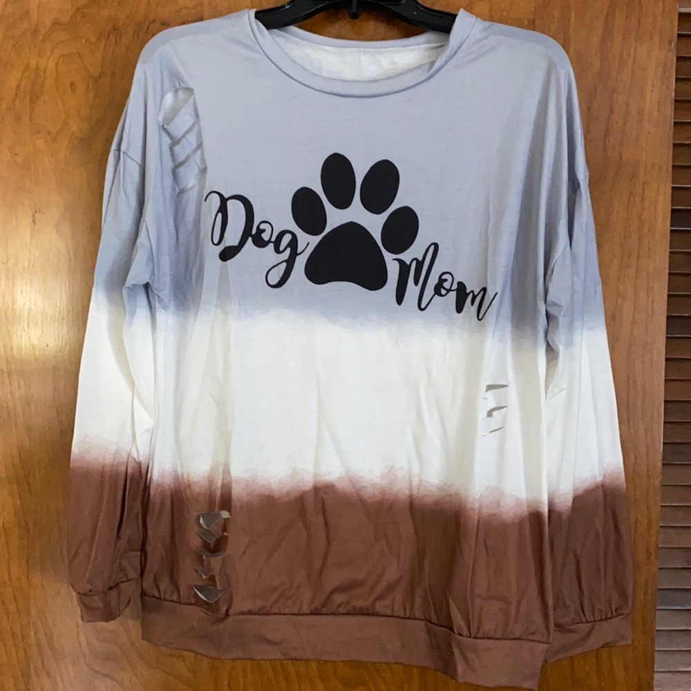 Dog mom long sleeve shirt